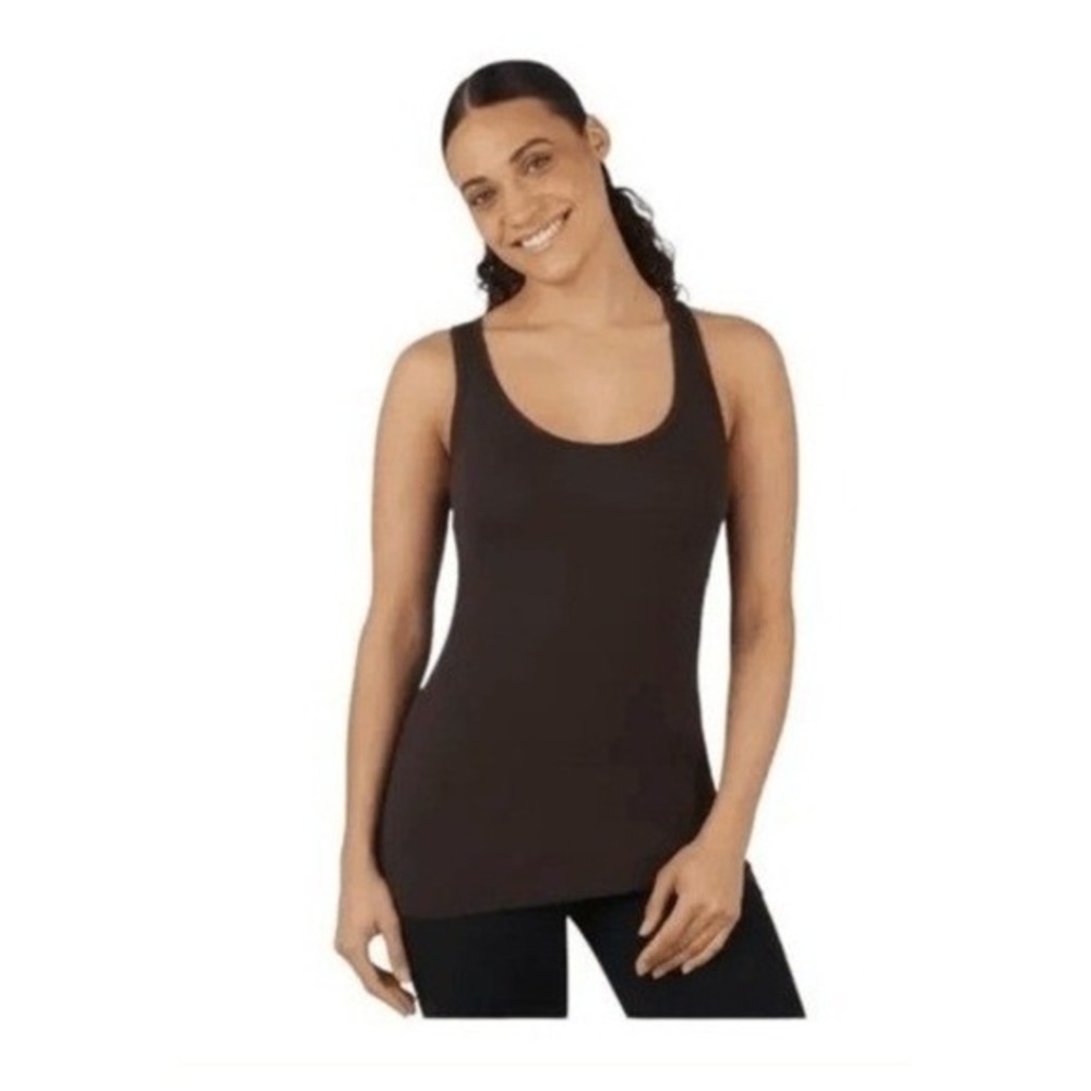90 Degree By Reflex Power Flex Racerback Tank Top Black Camo Print Sleeveless S